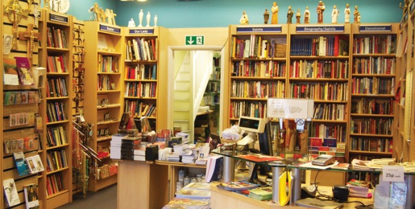 Shop floor at theCTS bookshop in London
