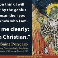 'Hear me clearly, I am a Christian.'